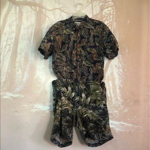 Two Piece Jungle Print